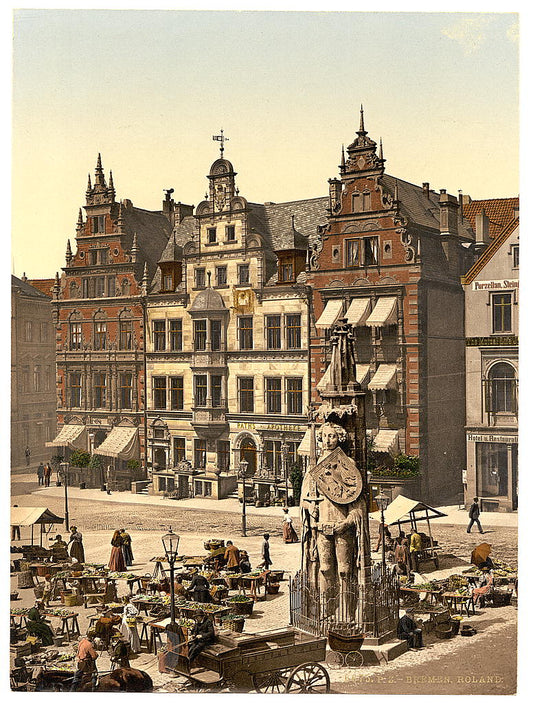 A picture of Roland's Monument, Bremen, Germany