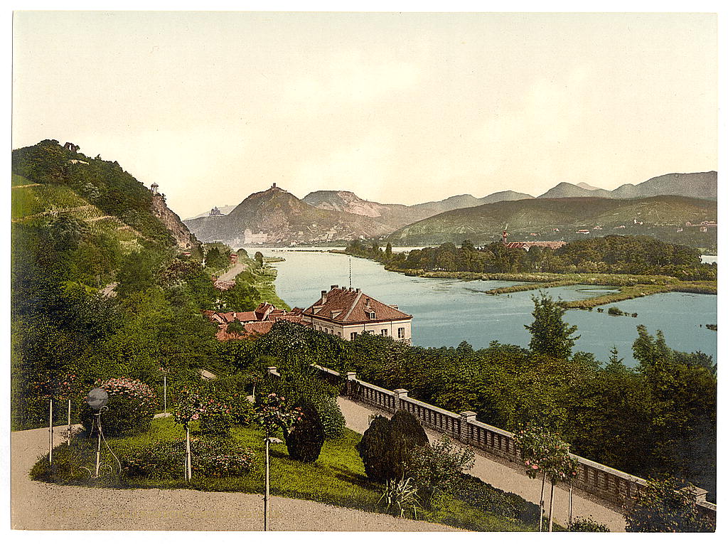 A picture of Rolandseck and Siebengebirge, the Rhine, Germany