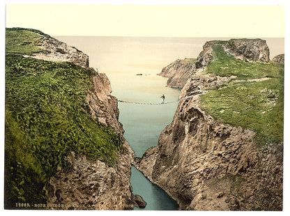 A picture of Rope Bridge, Carrick-a-Rede. County Antrim, Ireland