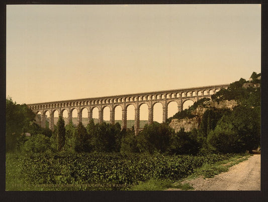 A picture of Roquefavour Aqueduct, Marseilles Canal, Orange, Provence, France