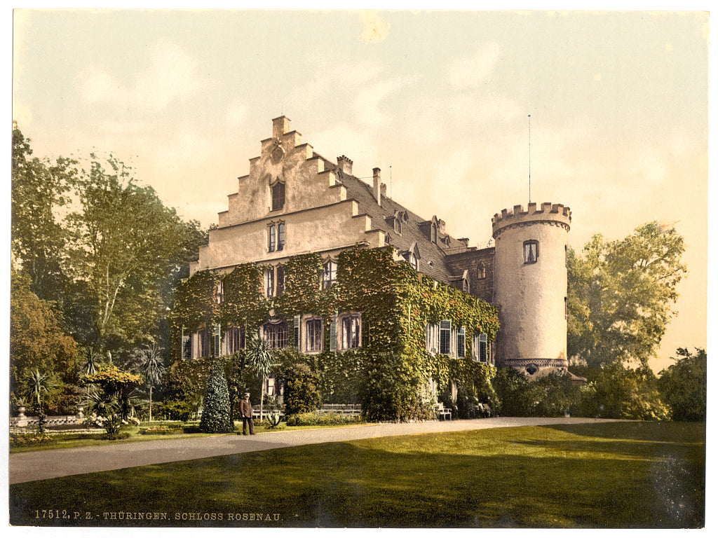 A picture of Rosenau Castle, Thuringia, Germany