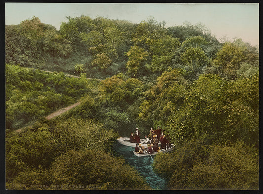 A picture of Rotorua. The Hamurana Spring