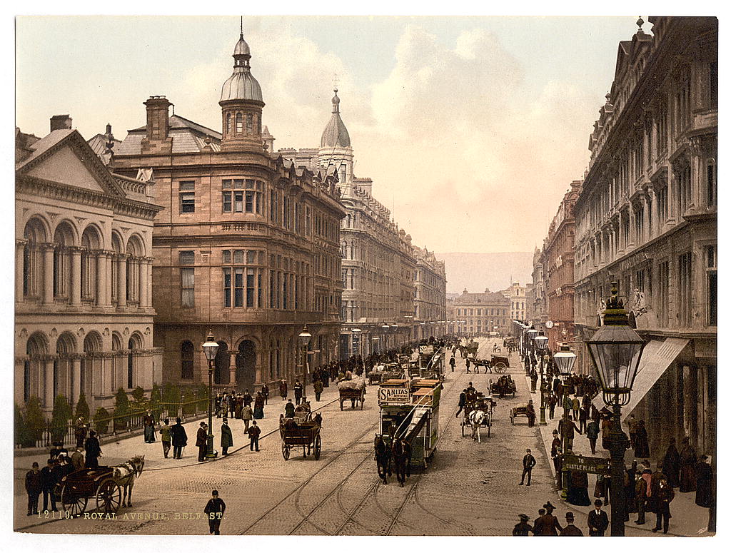 A picture of Royal Avenue,  Belfast. County Antrim, Ireland