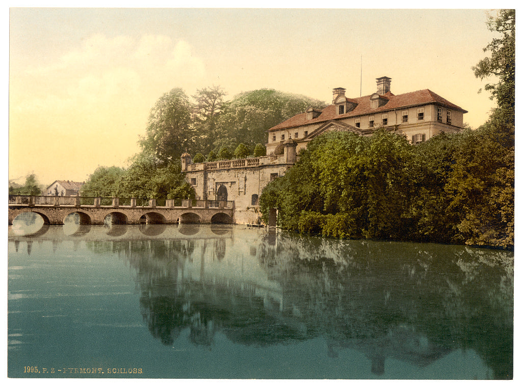 A picture of Royal castle, Pyrmont (i.e., Bad Pyrmont), Germany