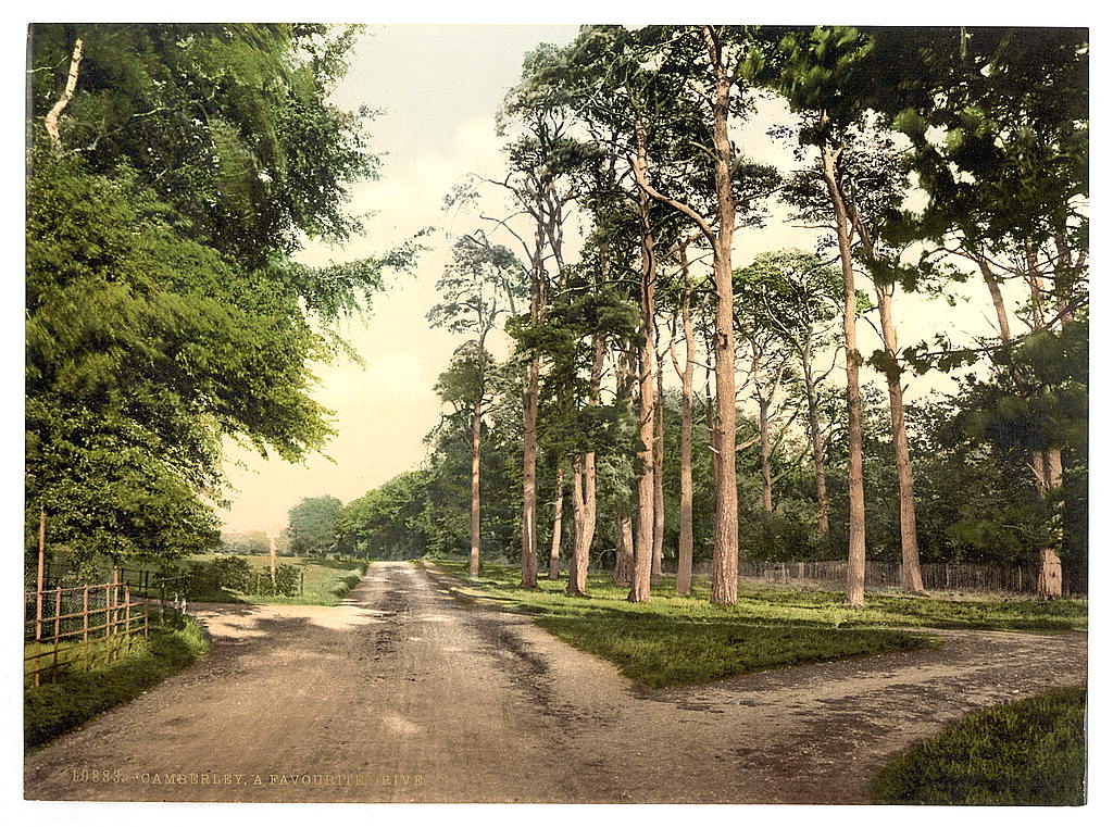 A picture of Royal Military College, a favorite drive, Sandhurst, Camberley, England