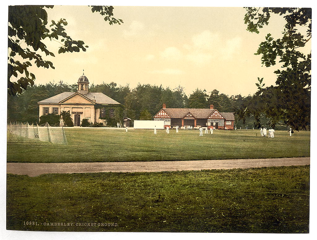 A picture of Royal Military College, cricket grounds, Sandhurst, Camberley, England