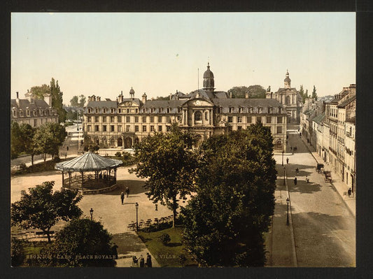 A picture of Royal Palace and hotel de ville, Caen, France