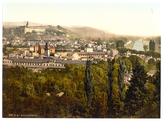 A picture of Rudolstadt, Thuringia, Germany