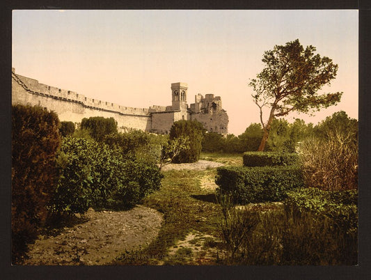 A picture of Ruins Beaucaire Castle, Tarascon, Pyrenees, France