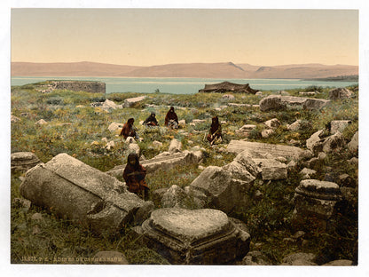 A picture of Ruins of Capernaium, (i.e. Capernaum), Holy Land, (i.e. Israel)