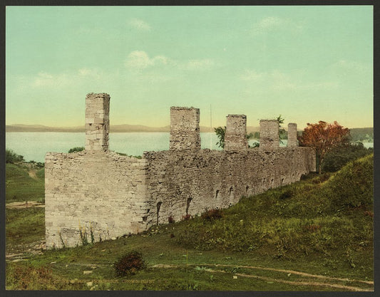 A picture of Ruins of Fort Crown Point, a British fort on Lake Champlain, Crown Point, New York