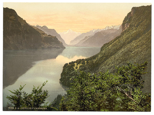 A picture of Rutli, and Urnersee, Lake Lucerne, Switzerland