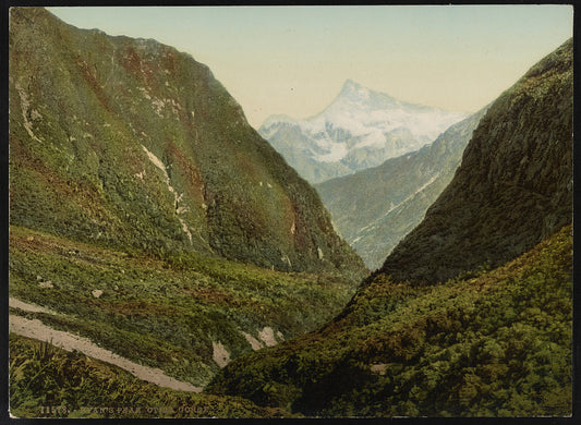 A picture of Ryan's Peak. Otira Gorge