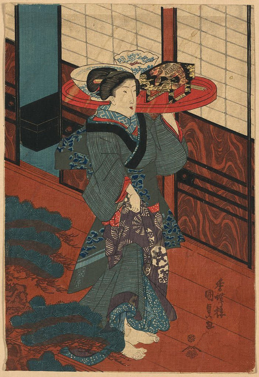 A picture of Ryōri o hakobu nakai