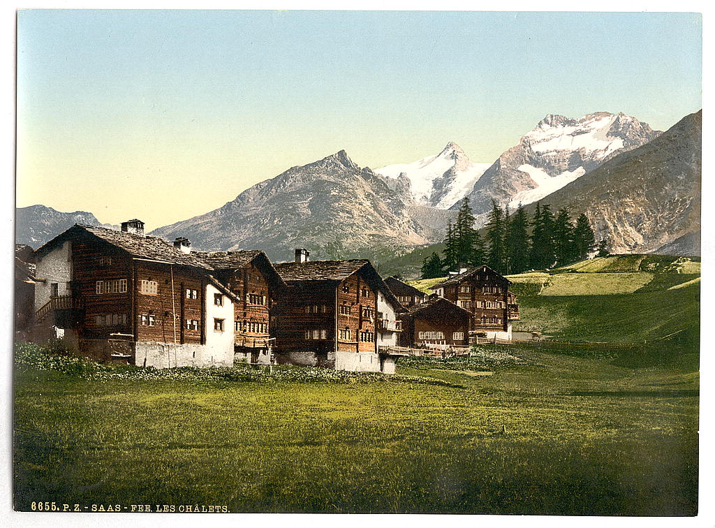 A picture of Saas Fee, Sennhutten, Valais, Alps of, Switzerland