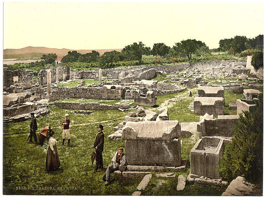 A picture of Salona, basilica, Dalmatia, Austro-Hungary