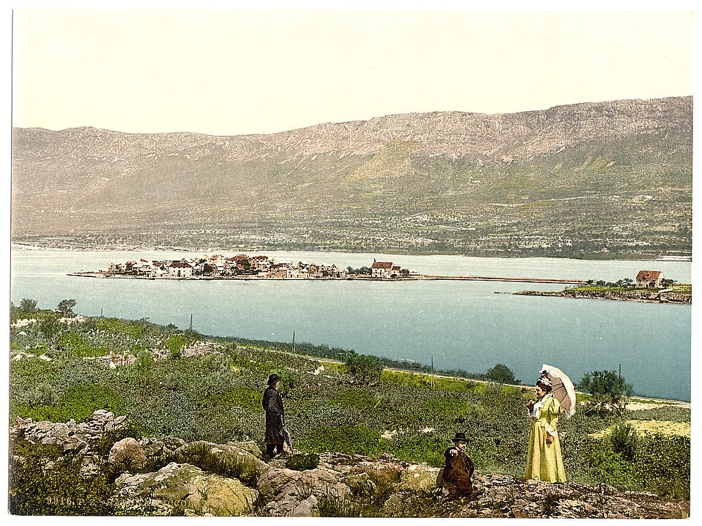 A picture of Salona, "Little Venice", Dalmatia, Austro-Hungary