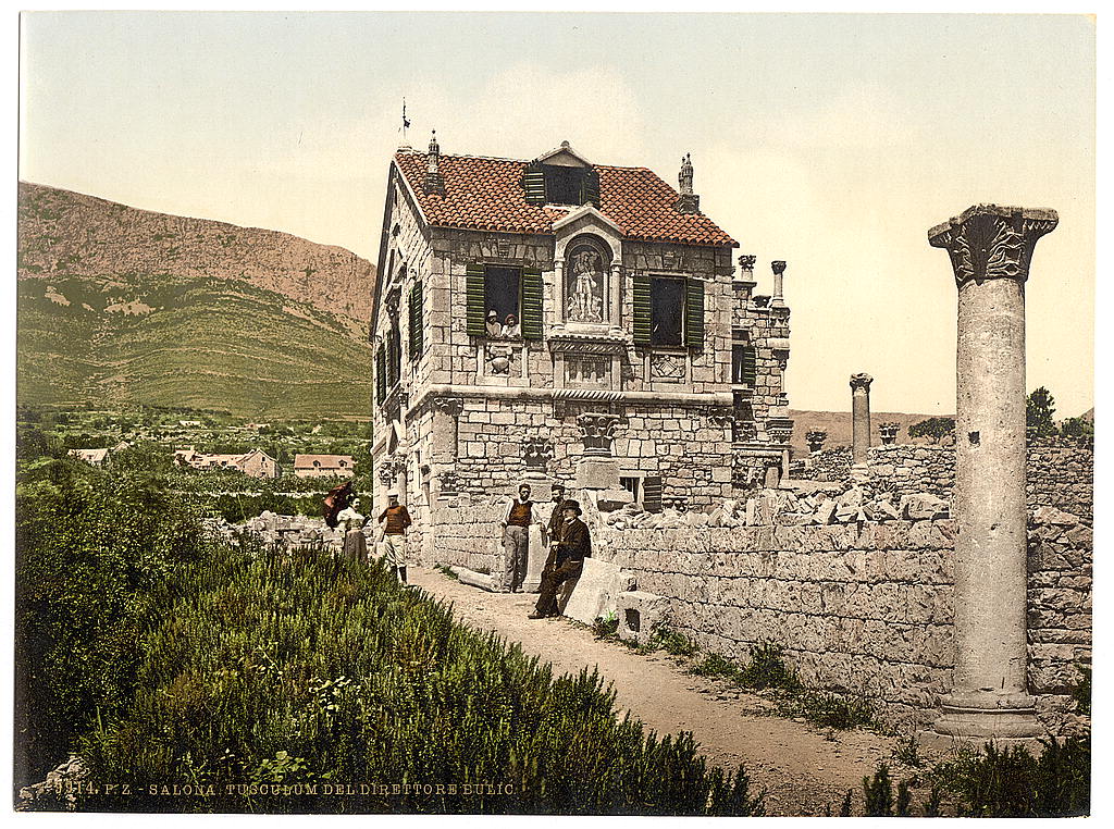 A picture of Salona, Tusculum of the Baltic Administrator, Dalmatia, Austro-Hungary