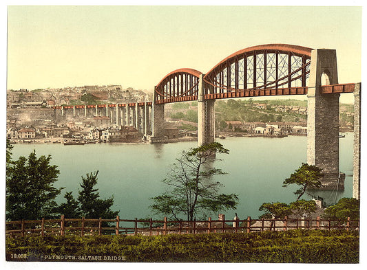 A picture of Saltash Bridge, Plymouth, England