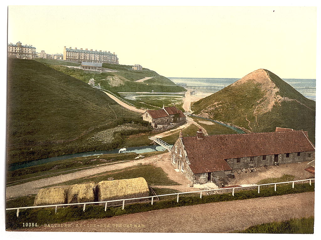 A picture of Saltburn-by-the-Sea, the Cat Nab, Yorkshire, England