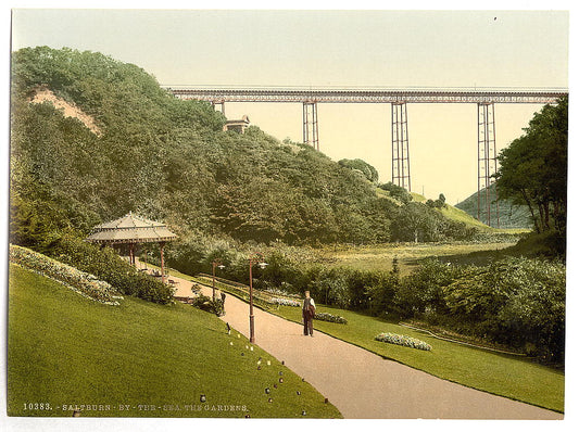 A picture of Saltburn-by-the-Sea, the gardens, Yorkshire, England