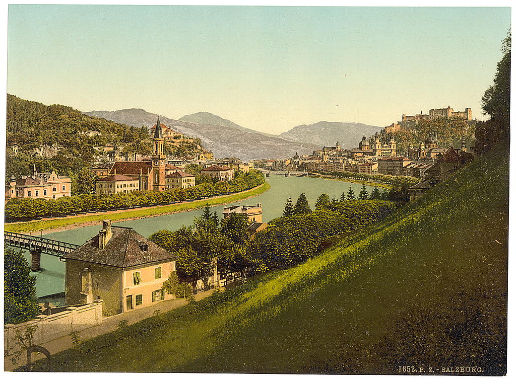 A picture of Salzburg, general view, Austro-Hungary