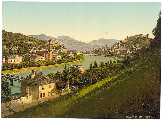 A picture of Salzburg, general view, Austro-Hungary