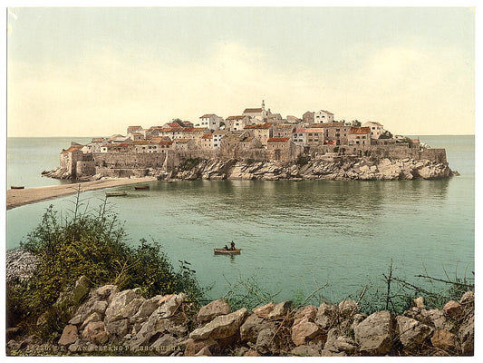 A picture of San (i.e., Santo) Stefano, near Búdua, Dalmatia, Austro-Hungary