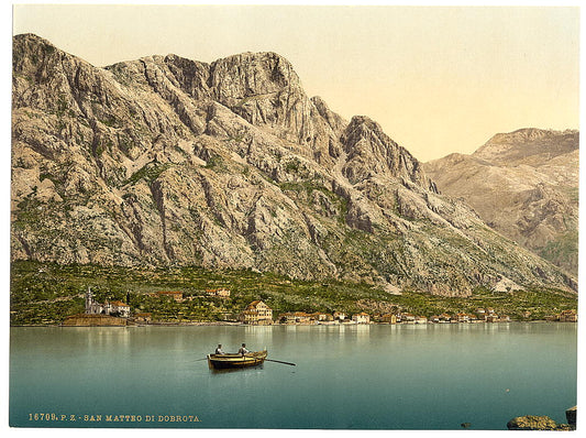 A picture of San Matteo, from Dozrota (i.e., Dobrota), Dalmatia, Austro-Hungary