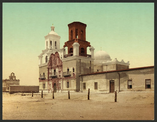 A picture of San Xavier Mission, Tucson, Arizona
