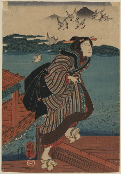 A picture of Sanbashi no onna