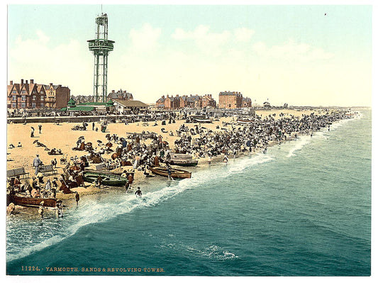 A picture of Sands and revolving tower, Yarmouth, England