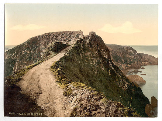 A picture of Sark, the Coupee, Channel Islands