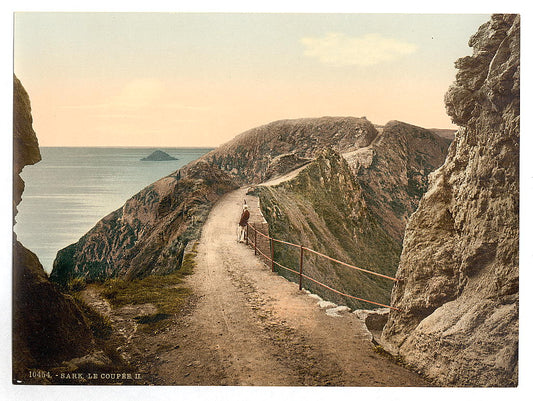 A picture of Sark, the Coupee, Channel Islands