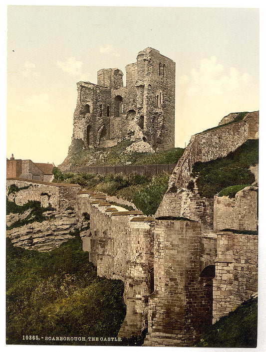 A picture of Scarborough, the castle, Yorkshire, England