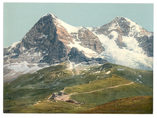 A picture of Scheidegg, Mount Eiger and Mönch, Bernese Oberland, Switzerland