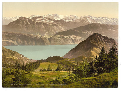 A picture of Scheidegg, with Gersau and Vitznauer Stock, Rigi, Switzerland 