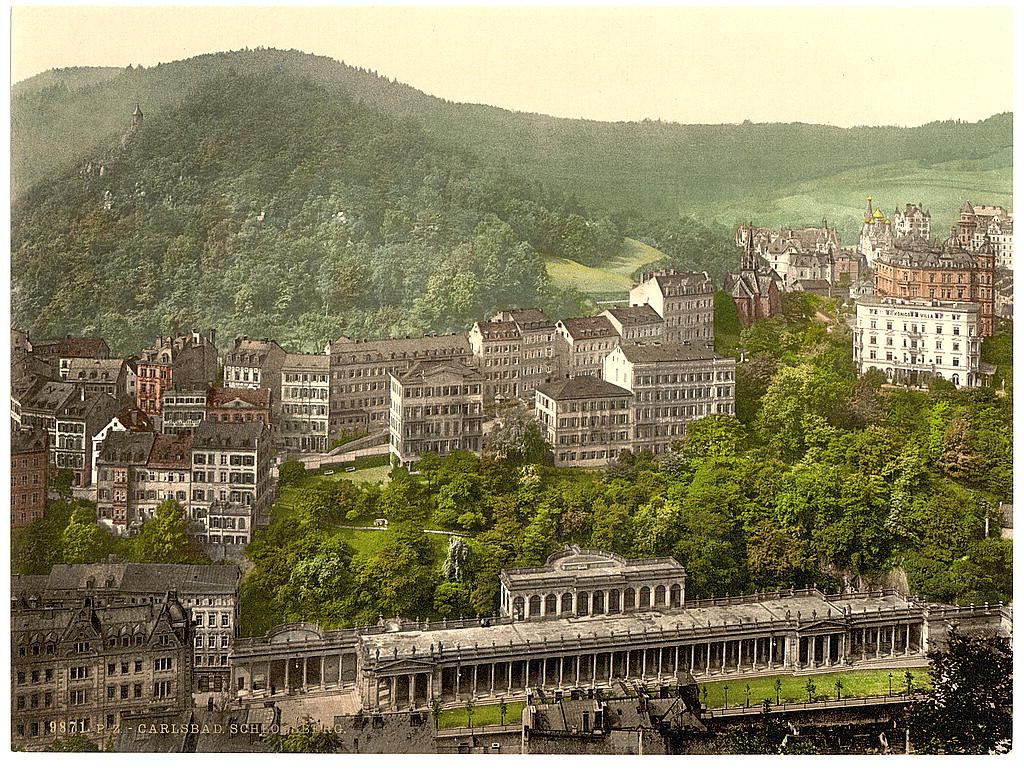 A picture of Schlossberg, Carlsbad, Bohemia, Austro-Hungary