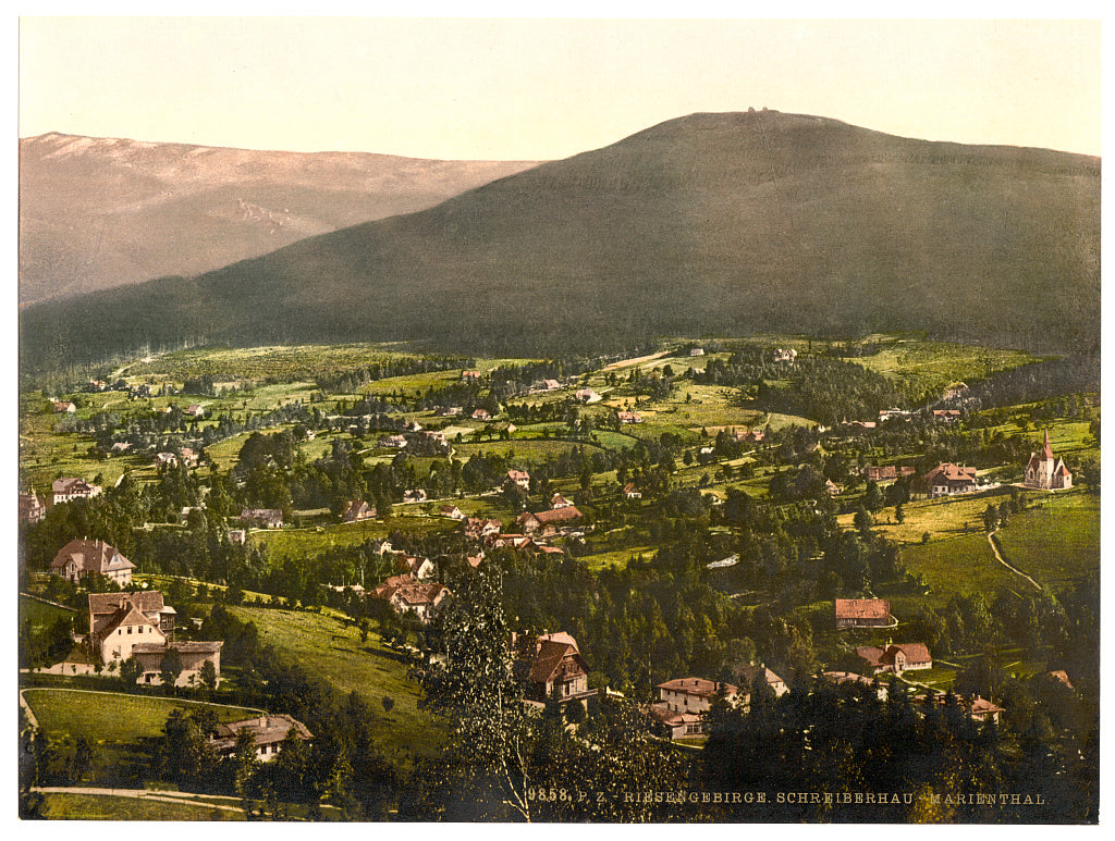 A picture of Schreiberhau-Marienthal, Riesengebirge, Germany (i.e., Szklarska Poręba, Poland)