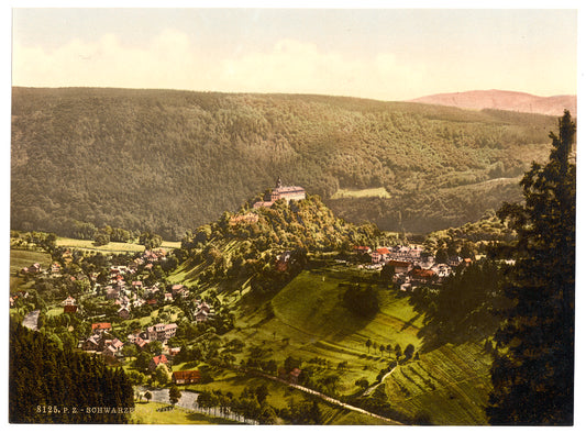 A picture of Schwarzburg, from Trippstein, Thuringia, Germany