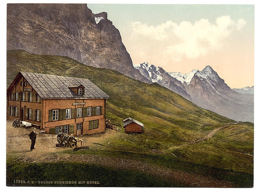 A picture of Schynige Platte, Grosse and hotel, Bernese Oberland, Switzerland