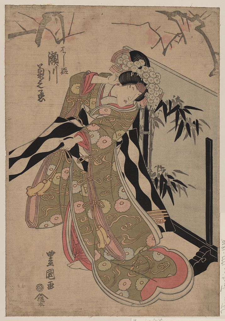 A picture of Segawa kikunojō no hashihime