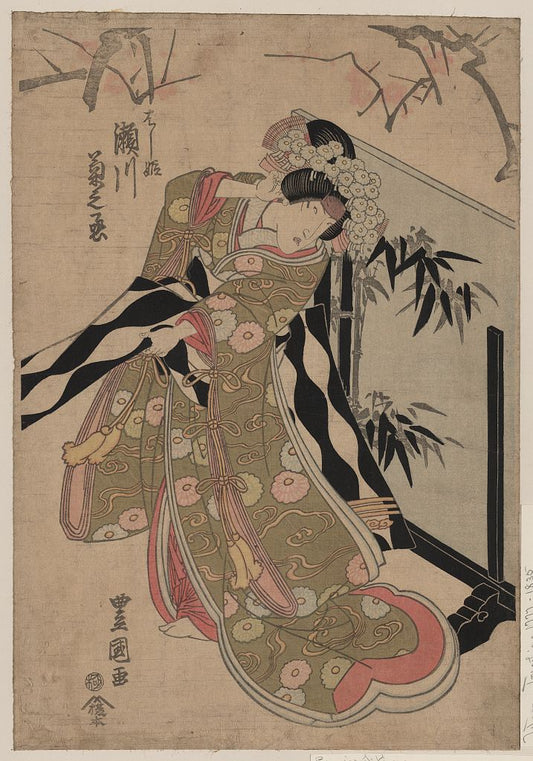 A picture of Segawa kikunojō no hashihime