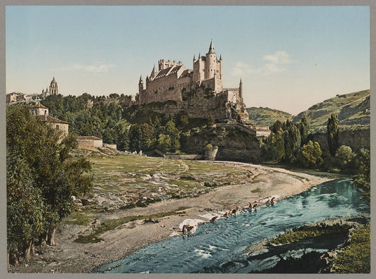 A picture of Segovia. El Alcazar