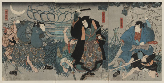 A picture of Sekiguchi yatarō yoshioka kanefusa miyamoto musashi
