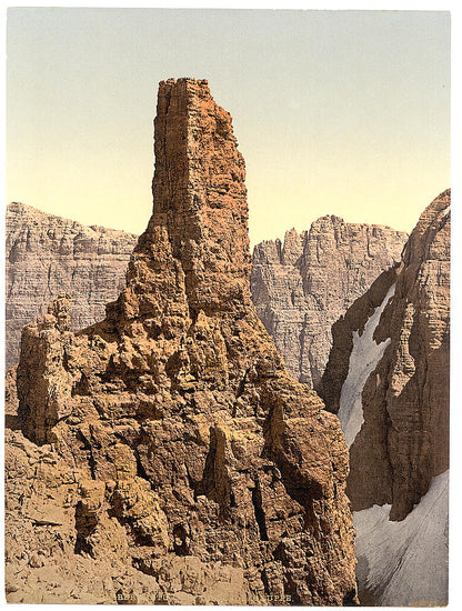 A picture of Sella Group, Bergerturm, Tyrol, Austro-Hungary