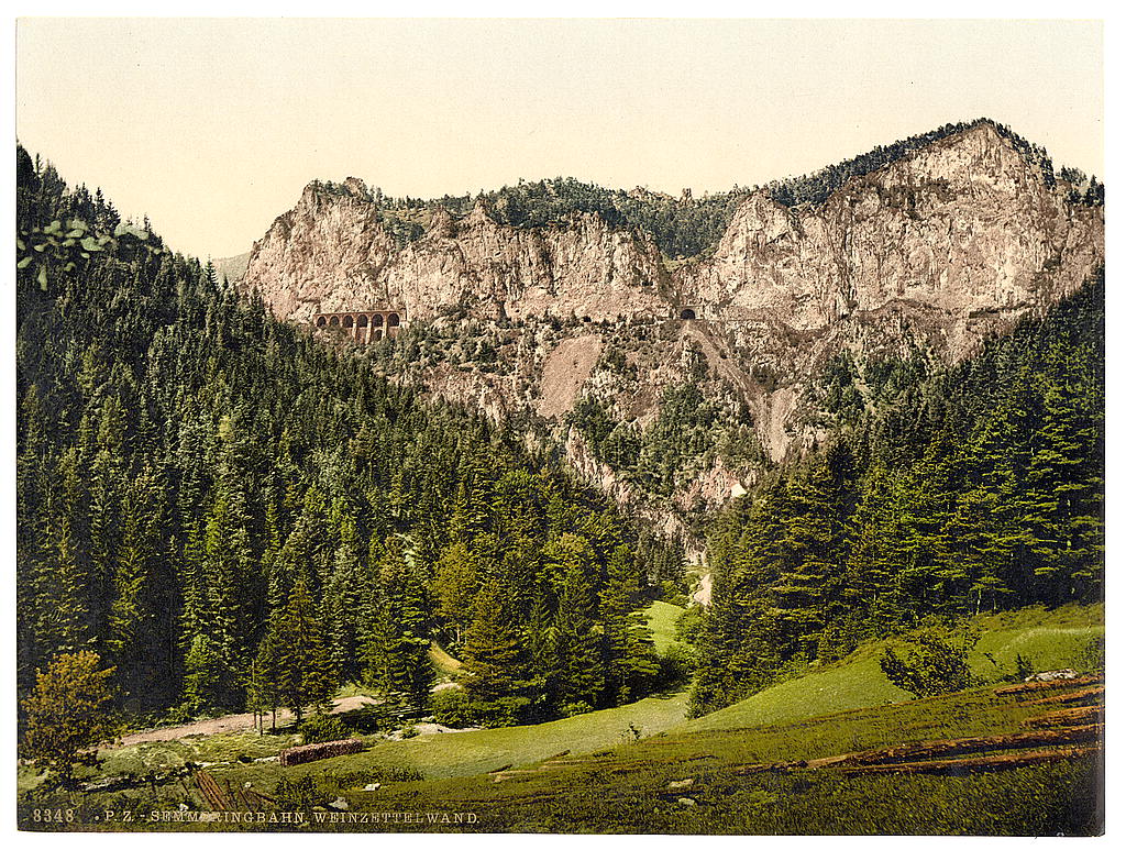 A picture of Semmering Railway to Weinzettelwand, Styria, Austro-Hungary