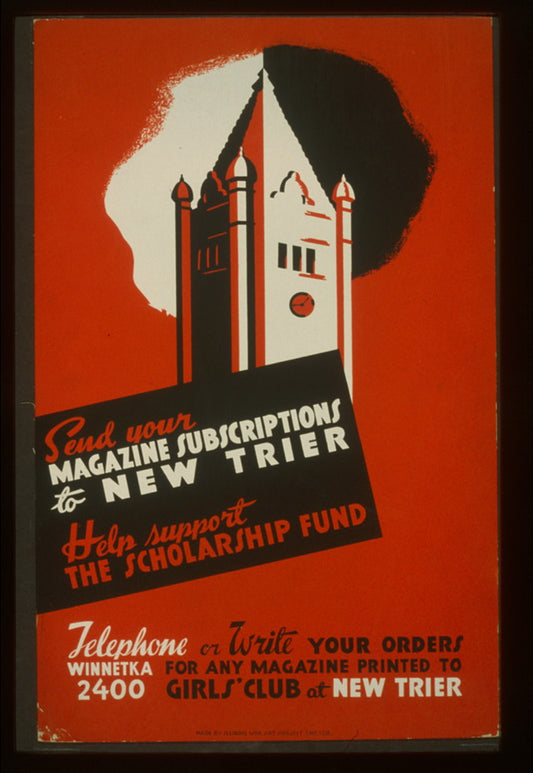 A picture of Send your magazine subscriptions to New Trier Help support the scholarship fund.