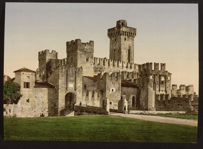 A picture of Sermione (i.e. Sirmione) Castle, Lake Garda, Italy