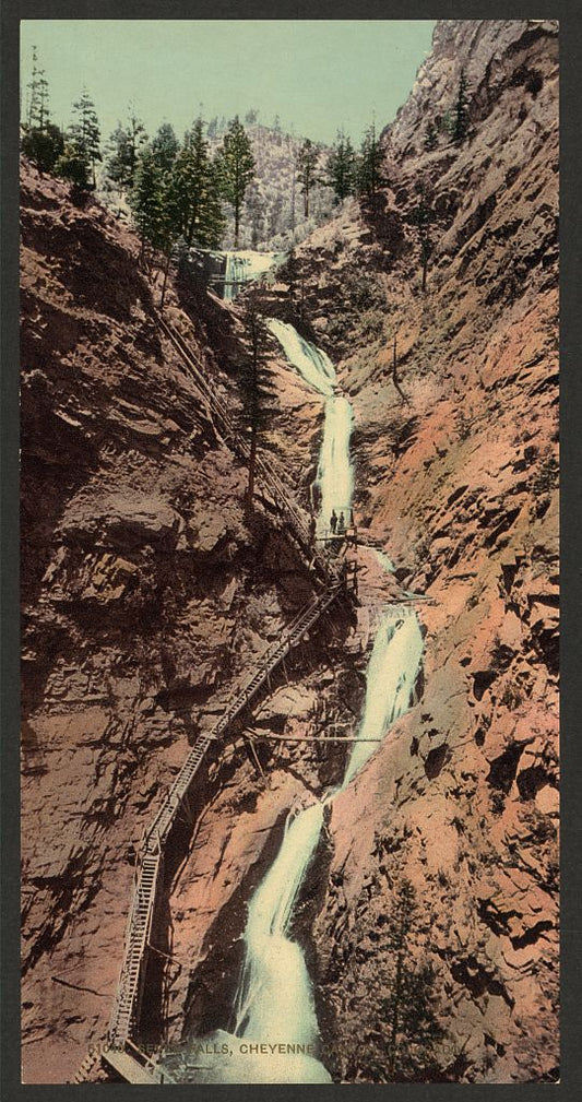 A picture of Seven Falls, Cheyenne Canyon, Colorado